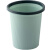 斯铂格 垃圾桶 大号-撞色绿 北欧风圆形 办公室卫生间酒店多色加厚压圈垃圾桶 BGS-239