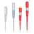 罗宾汉日本测电笔RVT电工家用试验电笔ABS包胶氖气灯150-250v RVT-211(3.0mmX140mm)测电笔 A
