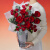 花点时间（Reflower）情人节520玫瑰鲜花花束礼物实用送女友老婆插花真花-推小 9枝红玫瑰花束【为你钟情】 5月19日-21日期间收花