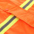 金诗洛 KY049 分体单条环卫雨衣雨裤套装 安全反光警示双层清洁工路政园林 橘色L