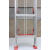 加厚铝合金伸缩梯便携升降梯长梯子10米6米7米8米9米梯子工程专用 8米4个厚自重28.6kg