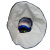 防尘面具全面罩 头罩耐酸碱防化学飞溅全面罩安全帽劳保防尘面罩 粽色耐酸碱面罩