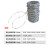 鸣固 围栏钢丝刺绳 刺铁丝 护栏网 热镀锌丝直径2.3mm长度100米双股丝MGF1775