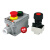 定制LA53防水防爆控制控钮盒指示灯急停单钮开关按钮BZA8050防腐 1位自复钮+旋钮