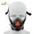 代尔塔 防尘半面罩 防雾霾有机气体 喷漆专用面具【105011】  单滤口（不可单独使用） 350011