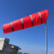 加厚不锈钢钢圈风向袋风向标防水反光红白色夜光反光标准安检验厂 1.5米红白风向袋本店专用