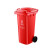 庄太太【120L红色有害垃圾】新国标户外大号垃圾桶户外分类垃圾桶环卫商用垃圾箱带盖厨房