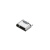 MICRO180度母座平口安卓母座MICRO直型AB型常规加长USB连接器定制 0857 MICRO 180度 B型 无卷边 常规