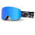 有豫   防护眼镜  防飞溅双层防雾滑雪镜  男女通用雪镜   单位：副 白框蓝片（非磁吸） 