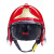 梅思安（MSA）F1XF消防头盔10158873灭火抢险救援头盔 内置照明模组 红色大号 定制拍前联系客服