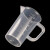 比鹤迖 BHD-6707 实验室塑料量杯 全圆柄烧杯(无盖)1000ml 1个