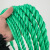 者也 绳子尼龙绳塑料绳耐磨晾衣绳户外手工编织货车捆绑绳绿色绳子 10mm*100米