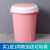 【买一送二】垃圾桶带盖大号客厅卫生间厨房卧室创意便宜宿舍 16升(新款加厚)磨砂黑(买一送