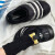 阿迪达斯（adidas）三叶草棉拖鞋男鞋女鞋新款运动拖鞋休闲鞋一脚穿保暖 GY4559黑色 36.5