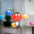 ASNSMVV亚克力透明球塑料空心圆球节日珠宝店铺商场装饰吊饰 3CM五只装