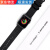 优伦诗适用于苹果手表S9表带apple iwatchS8/7/SE/6/5/4/3/2代可调节双扣尼龙帆布腕带智能运动手表带 黑色【配苹果接口】 38/40/41MM