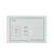 沃尚羽塑料职务卡签卡套岗位牌透明双层卡槽配5寸 N43628