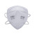 爱途（AT）9502 KN95折叠头带式一次性口罩防尘防雾霾防PM2.5口罩 白色50只装