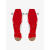 路铂廷（Christian Louboutin） 情人节礼物 女士 MAMAFLIRT 蝴蝶结饰皮质高跟芭蕾舞浅口鞋 SILVER 37 EU