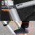 加厚铝合金伸缩梯子多功能折叠人字梯工程便携升降楼梯竹节梯 关节2.8+2.8米可变5米6 德标