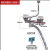 洗菜盆双槽厨房下水管单槽洗碗池不锈钢下水器防臭防堵省空间后置 后置款-单槽配140钢头