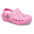 卡骆驰（crocs）儿童  户外包头平跟贝雅沙滩洞洞运动凉鞋 玫瑰粉 29-30