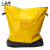 工品库（GONGPINKU）拉链中转袋(黄色20*90*100cm 1个）快递物流打包袋 PE防水耐磨编织袋 集包袋 