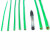 佑工信 绿色包塑钢丝绳 细软钢丝承 晒衣架窗户牵引线工程胶皮钢丝绳 单位：个 / 3.5mm-50m 货期一天 