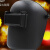 自动变光焊接镜片电焊工面罩手持头戴焊帽789号电焊黑玻璃镜片 加厚焊帽