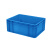 倍坚特EU周转箱加厚塑料物流周转箱收纳整理储物箱欧标汽配周转箱300*200*148蓝色