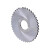 HSS高速钢锯片铣刀白钢切口铣刀100125150160180200非标定制 外径125x(4.1厚-5.0厚)
