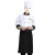 比鹤迖 BHD-2967 餐厅食堂厨房工作服/工装 长袖[白色]L 1件