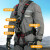 五点式全身安全带高空作业空调安装绳登山攀岩救援保护装备 大号安全带+胸升套装