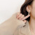 韩版长款流苏珍珠耳环S925银针百搭气质韩风好看耳环饰品时尚流行 E3093金：925银