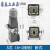 HDC-HA-003 4 5 6 8芯矩形航空插头插座公母对插热道流重载连接器 5芯(4+1接地)卧式