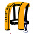 雅恪尚 便携式救生衣全自动充气式救生衣 钓鱼气胀式船用手动充气救生衣 (黄色手动款)