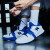 New Balance NB官方OMN1S系列男鞋BBOMNLWR简约经典百搭时尚运动专业篮球鞋 白色/宝蓝色 BBOMNLWR 46.5（脚长30cm)