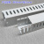 须特(XUTE)pvc工业理线槽配电柜配电箱卡线槽走线槽明装走线免打孔齿形线槽 灰白50*35(2米价)1米每根发货