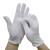 上柯 LF003 白色棉手套加厚劳保作业手套文玩礼仪手套白手套 优质款厚M码120双