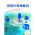 绿一（lu yi）新型水车式鱼塘增氧机曝气鱼塘叶轮式氧气机池塘鱼池增氧泵 1100W 2叶-380V 304不锈钢