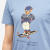 保罗拉夫劳伦（Polo Ralph Lauren）男士T恤舒适休闲短袖Ski Bea时尚经典简约气质男子休闲圆领短袖 Blue XL