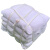侧至柒擦机布棉布棉工业抹布废布料碎布不掉毛吸水吸油劳保用品 精白棉抹布一捆(约5斤) 规格40X40厘米