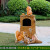 玻璃钢卡通动物雕塑幼儿园户外分类果皮箱景区装饰垃圾桶摆件大号 松鼠光滑树桩垃圾桶