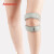 川崎（KAWASAKI）髌骨带羽毛球运动护具护膝男女护腿稳固束缚带A3427银灰（2支装）
