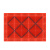 谋福（CNMF）534 酒店门口地垫进门塑料室外防滑入户门垫商用大门防尘地毯 红块灰刷（单刷）  105cmx195cm