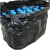 垃圾袋手提式中大小一次性黑色背心式塑料袋厨房 3件 60宽黑色50 37宽白普通90个 加厚