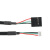 USB2.0线ITX迷你主板数据线PH2.0端子mx1.25mm端子2.0转2.54 ph2.0mm转2.54单排 50厘米