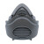 Raxwell RX3200半面具防尘套装工业粉尘打磨防霾PM2.5可清洗KN95口罩定做面具+承接座+RX3708滤棉1片1套/盒