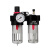 AL2000气泵AC3010空压机油水分离器气源处理过滤AFC二联件三联体 桔红色 精品AC5010-06