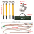 0.4KV低压接地线携带型短路接地线套装配电室母排接地棒包检测 套餐一0.5米棒 1m*4+3m 16平方